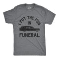 Mens I Put The Fun In Funeral T Shirt Funny Dead Halloween Tee Mens Funny T Shirts Cool Tees Soft Stylish Casual Menswear...