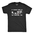 Mens If Zombies Chase Us Im Tripping You Funny Graphic Novelty Halloween T shirt Mens Funny T Shirts Cool Slimming Tees...