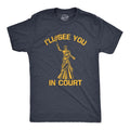 Mens Ill See You In Court T Shirt Funny Sarcastic Lady Justice Tennis Joke Tee for Guys Mens Funny T Shirts Cool Tees...