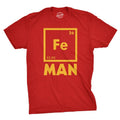 Mens Iron Science T Shirt Cool Novelty Funny Nerdy Graphic Print Tee Guys Mens Funny T Shirts Cool Tees Soft Stylish...
