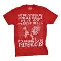 Mens Jingle Bells Trump Tshirt Funny Political Christmas Tee For Guys Mens Funny T Shirts Cool Slimming Tees with Plus...