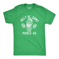 Mens Jolly Ol Saint Pickle-As T Shirt Funny Christmas Santa Pickle Graphic Tee Mens Funny T Shirts Cool Tees Soft Stylish...