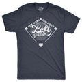 Mens Keep Turning Left Until Youre Home T Shirt Funny Baseball Diamond Joke Tee For Guys Mens Funny T Shirts Cool Tees...