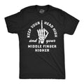 Mens Keep Your Head High And Your Middle Finger Higher Funny T Shirt For Men Mens Funny T Shirts Cool Tees Soft Stylish...