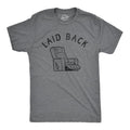 Mens Laid Back T Shirt Funny Sarcastic Recliner Chair Graphic Novelty Tee For Guys Mens Funny T Shirts Cool Tees Soft...
