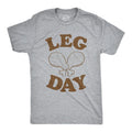 Mens Leg Day T Shirt Funny Thanksgiving Turkey Dinner Tee Mens Funny T Shirts Cool Tees Soft Stylish Casual Menswear...