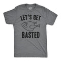 Mens Lets Get Basted Funny Thanksgiving Turkey Thankful Sarcastic Cool T shirt Mens Funny T Shirts Cool Tees Soft Stylish...