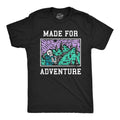 Mens Made for Adventure T Shirt Funny Hiking Outdoors Camping Lovers Tee for Guys Mens Funny T Shirts Cool Tees Soft...