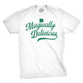 Mens Magically Delicious Funny Sarcastic St Patricks Day Saint Pattys Clover Mens Funny T Shirts Cool Tees Soft Stylish...