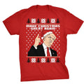 Mens Make Christmas Great Again Trump In Santa Hat Funny Ugly Humor T shirt Graphic Tees T-Shirt Graphic Tee Tops...