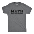 Mens Math Mental Abuse to Humans T Shirt Funny School Teacher Humor Graphic Tee Mens Funny T Shirts Cool Tees Soft...