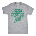 Mens Merry Christmas Yall T Shirt Cute Holiday Tee For Guys Mens Funny T Shirts Cool Tees Soft Stylish Casual Menswear...