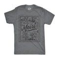 Mens Moist Floral Print T Shirt Funny Gross Word Tee Mens Funny T Shirts Cool Tees Soft Stylish Casual Menswear Novelty...