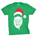 Mens Most Wonderful Time For A Beard T Shirt Funny Christmas Tee For Guys Holiday Party Mens Funny T Shirts Cool Tees...