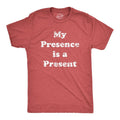 My Presence Is Present Funny Xmas Ego Guys Funny Cool Soft Casual Menswear Novelty Guys Red T-Shirts, Hoodie, Sweatshirt
