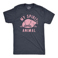 Mens My Spirit Animal T Shirt Funny Ugly Blobfish Joke Tee for Guys Mens Funny T Shirts Cool Tees Soft Stylish Casual...