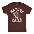 Mens Nature Calls Funny T Shirts Sarcastic Tee Toilet Novelty Shirt for Men Mens Funny T Shirts Cool Tees Soft Stylish...