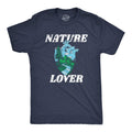 Mens Nature Lover T Shirt Funny Cool Outdoors Hiking Camping Heart Tee For Guys Mens Funny T Shirts Cool Slimming Tees...