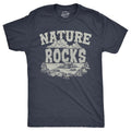 Mens Nature Rocks T Shirt Funny Outdoor Geology Lovers Joke Tee for Guys Mens Funny T Shirts Cool Tees Soft Stylish...