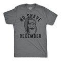 Mens No Shave December T Shirt Funny Xmas Santa Claus Beard Facial Hair Joke Tee for Guys Mens Funny T Shirts Cool Tees...