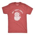 Mens Not Today Santa T Shirt Funny Christmas Party Holiday Graphic Tee Mens Funny T Shirts Cool Tees Soft Stylish Casual...