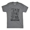 Mens Ok Boomer You Better Not Pout Tshirt Funny Christmas Santa Claus Old Timer Tee Mens Funny T Shirts Cool Tees Soft...