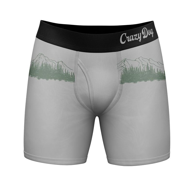 Mens Pole Dance Boxer Briefs Funny Sarcastic Fishing Joke Graphic Novelty Underwear for Guys Funny Graphic Boxers Dad...