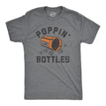 Mens Poppin Bottles T Shirt Funny Rx Medicine Pill Container Drug Joke Tee For Guys Mens Funny T Shirts Cool Tees Soft...