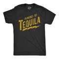Mens Powered By Tequila T Shirt Funny Liquor Lovers Drinking Tee For Guys Mens Funny T Shirts Cool Tees Soft Stylish...