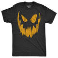 Mens Pumpkin Face T Shirts Funny Halloween Jack O Lantern Spooky Smile Tees for Guys Mens Funny T Shirts Cool Tees Soft...