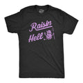 Mens Raisin Hell T Shirt Funny Evil Devil Fruit Joke Tee For Guys Mens Funny T Shirts Cool Tees Soft Stylish Casual...