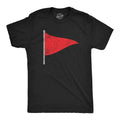 Mens Red Flag T Shirt Funny Sarcastic Warning Sign Tee For Guys Mens Funny T Shirts Cool Tees Soft Stylish Casual...