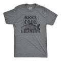 Mens Reel Cool Grandpa T shirt Funny Graphic Novelty Fishing Tee For Fathers Day Mens Funny T Shirts Cool Tees Soft...