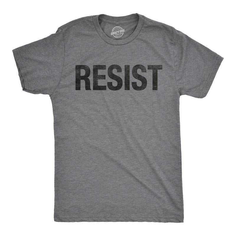 Resist Political Anti Authority Protest Rebel Rally March Funny Cool Soft Casual Menswear Funny Political Novelty Guys T-Shirts, Hoodie, Sweatshirt