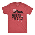 Retro Mount Everest Funny Camping Saying Vintage Mountain Novelty Funny Cool Soft Casual Menswear Vintage Funny Camping Short Sleeve Red T-Shirts, Hoodie, Sweatshirt