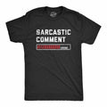 Mens Sarcastic Comment Loading T Shirt Funny Sarcasm Joke Graphic Novelty Tee for Guys Mens Funny T Shirts Cool Tees Soft...