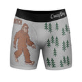 Mens Sascrotch Boxer Briefs Funny Saying Big Foot Joke Graphic Novelty Underwear for Guys Funny Graphic Boxers Dad Joke ...