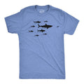 Mens Shark Hierarchy Chart T Shirt Funny Science Ocean Tee for Guys Mens Funny T Shirts Cool Tees Soft Stylish Casual...