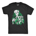 Mens Skeleton Overgrown Plants T Shirt Funny Death Nature Lovers Tee for Guys Mens Funny T Shirts Cool Tees Soft Stylish...