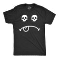 Mens Skull Eyes Smile T Shirt Funny Spooky Dead Eye Face Novelty Tee For Guys Mens Funny T Shirts Cool Tees Soft Stylish...