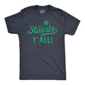 Mens Slainte Yall T Shirt Funny St Paddys Day Parade Good Health Toast Tee for Guys Mens Funny T Shirts Cool Tees Soft...