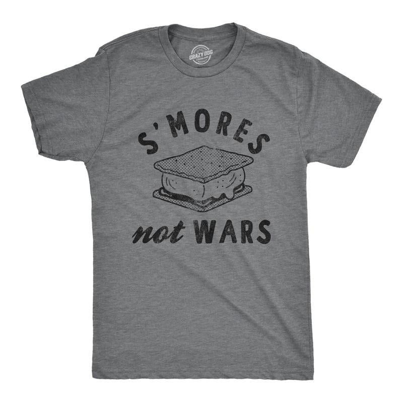 Smores Not Wars Funny Sarcastic Smore Camp Fire Camping T-Shirts, Hoodie, Sweatshirt