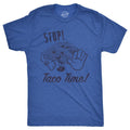 Mens Stop Taco Time T Shirt Funny Mexican Food Tee for Guys Mens Funny T Shirts Cool Tees Soft Stylish Casual Menswear...