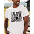 Mens Stylish Graphic Print T-Shirt - Durable & Comfortable Short Sleeve Tee - Eye-Catching Design for Casual Everyday...