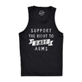 Mens Suppport The Right to Bare Arms Fitness Tank Funny Sarcastic Sleeveless Shirt Joke Novelty Tanktop for Guys Funny...