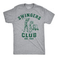 Mens Swingers Club Funny T Shirts Sarcastic Golfing Graphic Tee for Men Mens Funny T Shirts Cool Tees Soft Stylish Casual...