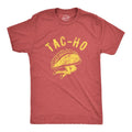 Tac Ho Funny Taco Mexican Food Novelty Sarcastic Funny Cool Soft Casual Menswear Cinco De Mayo Funny Food Short Sleeve Novelty Guys Red T-Shirts, Hoodie, Sweatshirt