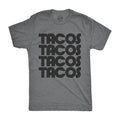 Mens Tacos Tacos Tacos T Shirt Funny Retro Tee For Guys Mens Funny T Shirts Cool Tees Soft Stylish Casual Menswear Cinco...