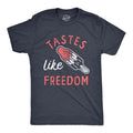 Tastes Like Freedom Funny Cool Fourth July Party Popsicle Guys Funny Cool Soft Navy T-Shirts, Hoodie, Sweatshirt