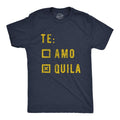 Mens Te amo Tequila T Shirt Funny Taco Tuesday Margarita Graphic Tee Mens Funny T Shirts Cool Tees Soft Stylish Casual...